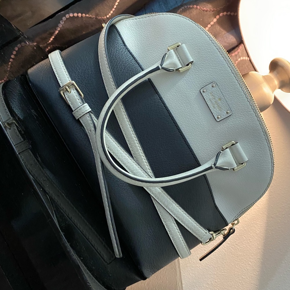 Black & White kate spade purse